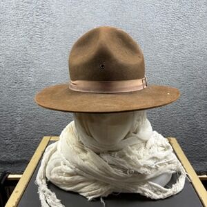 Stratton‎ Self Forming Wool Cowboy Hat Mens Brown USA Western Style